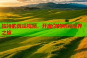 独特的黄瓜视频，开启你的精彩视界之旅